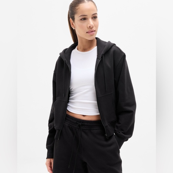 NWT Forever Fleece Black Full Zip Sweatshirt Size 2X - Picture 1 of 9